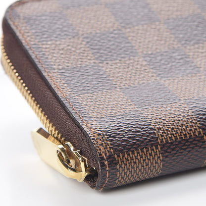 Louis Vuitton Damier Ebene Zippy Compact Wallet 8 of 10