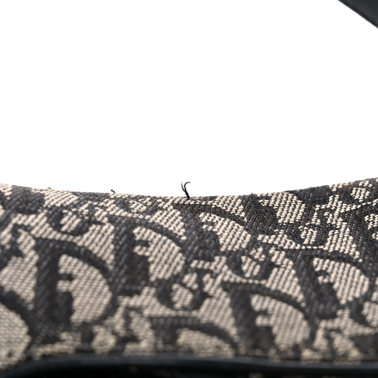 Monogram Double Saddle Bag Black