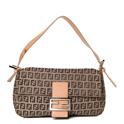 Fendi Zucchino Baguette Beige 1 of 15