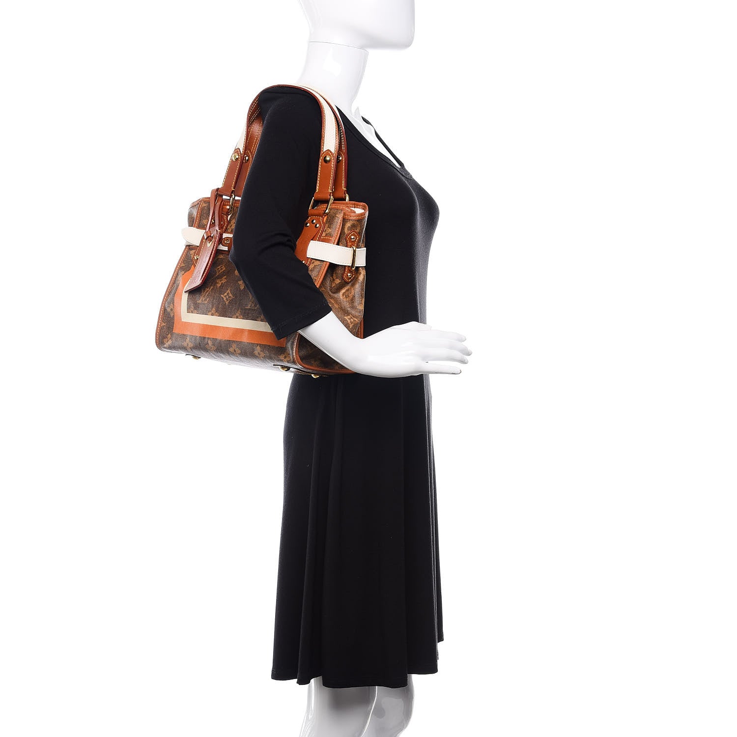 Louis Vuitton Monogram Rayures Tisse Sac PM 2 of 13