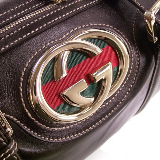 Gucci Leather Signature Boston 7 of 10