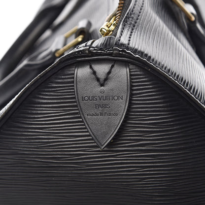Louis Vuitton Epi Speedy 30 Black 6 of 15