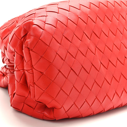 Bottega Veneta Nappa Maxi Intrecciato The Pouch Oversized Clutch Bright Red 7 of 8
