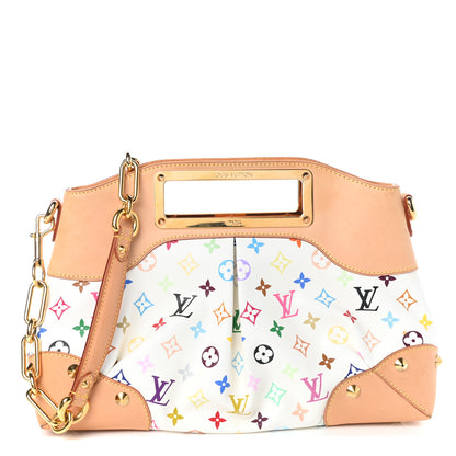 Louis Vuitton Monogram Multicolor Judy MM White 1 of 9