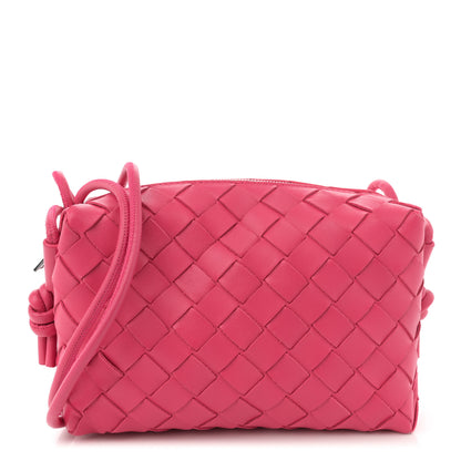 Bottega Veneta Nappa Intrecciato Mini Loop Camera Bag Cranberry 1 of 9
