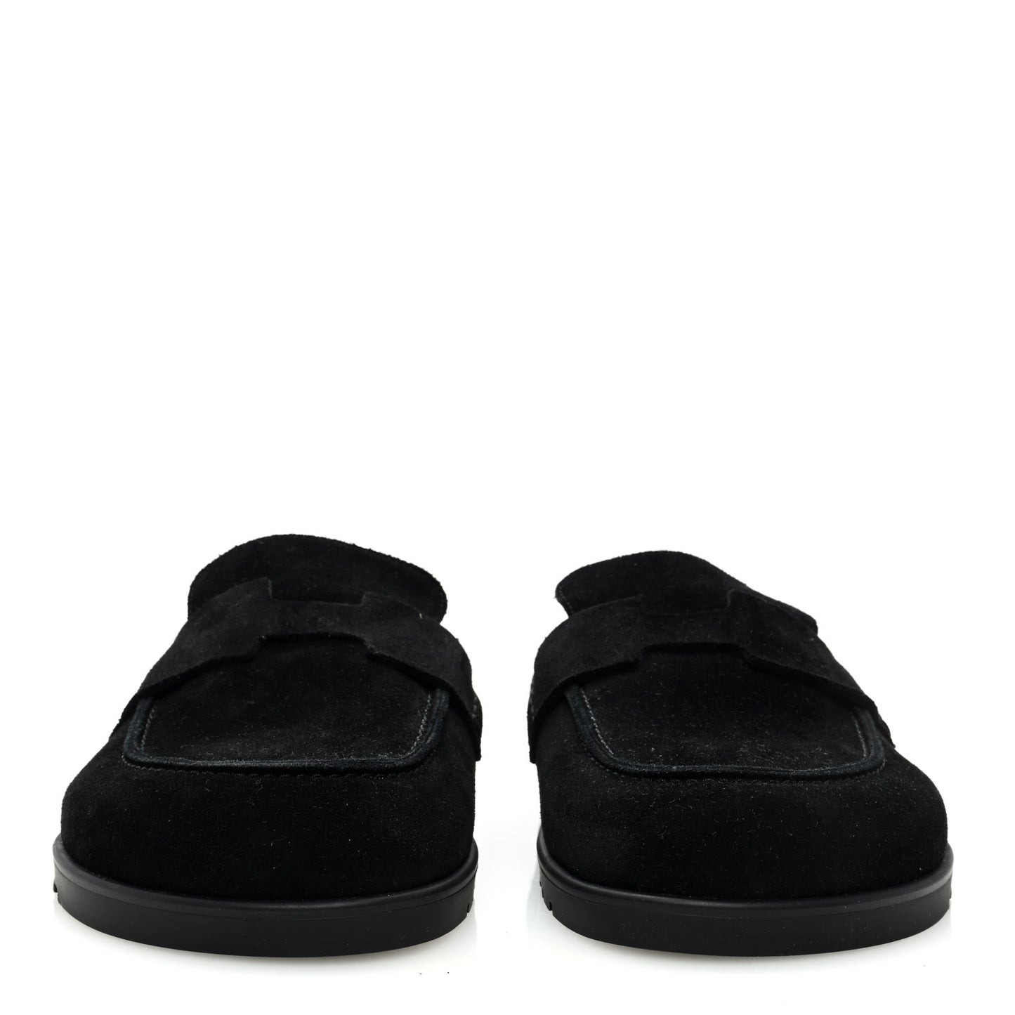 Suede Calfskin Go Mules 39.5 Black