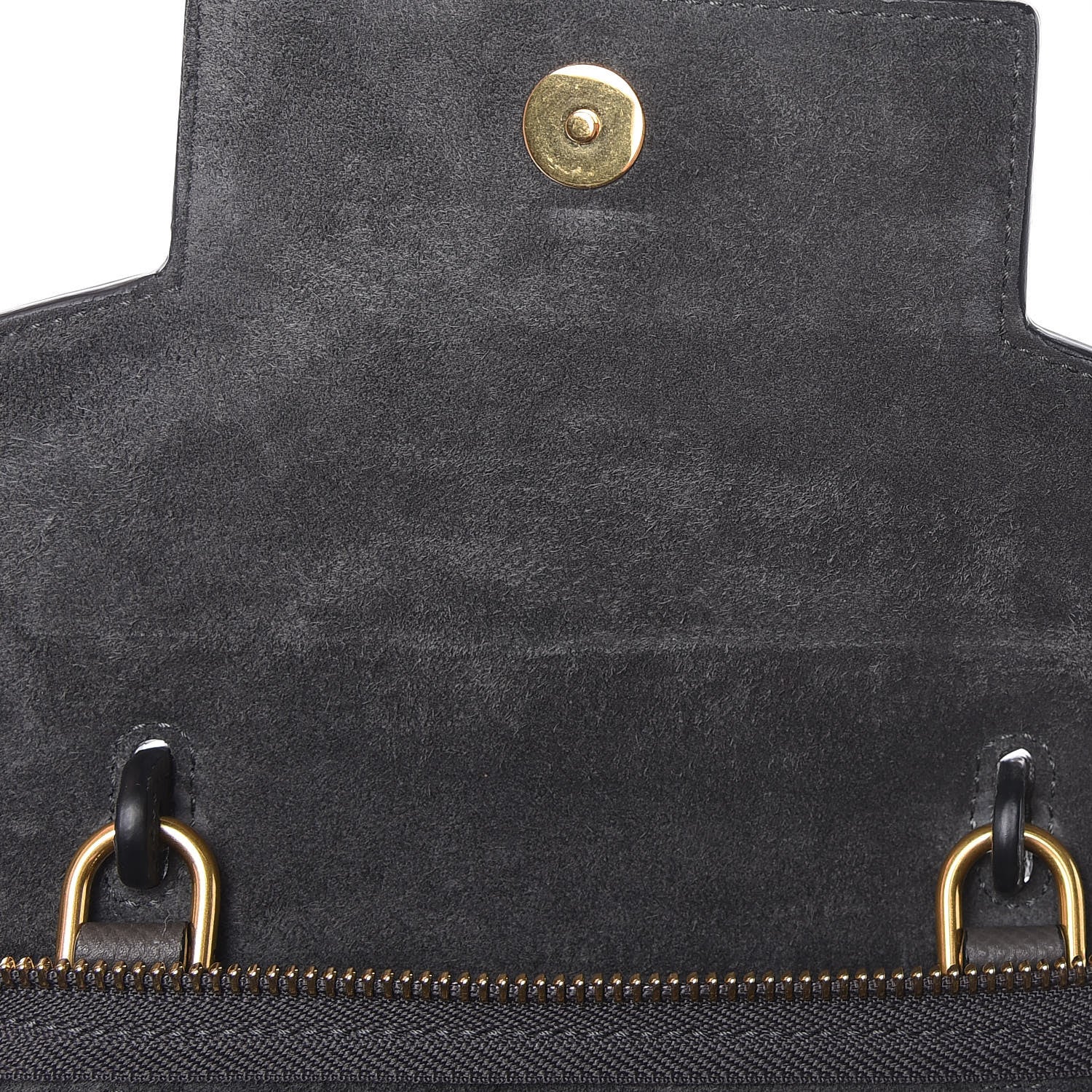 Celine Grained Calfskin Nano Belt Bag Grey 10 of 15