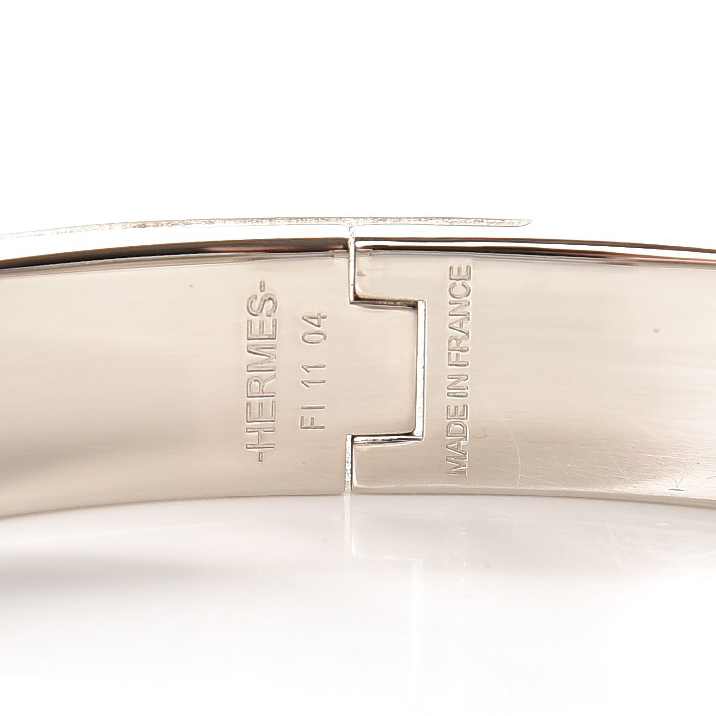 Enamel Narrow Clic Clac HH Bracelet GM Potiron