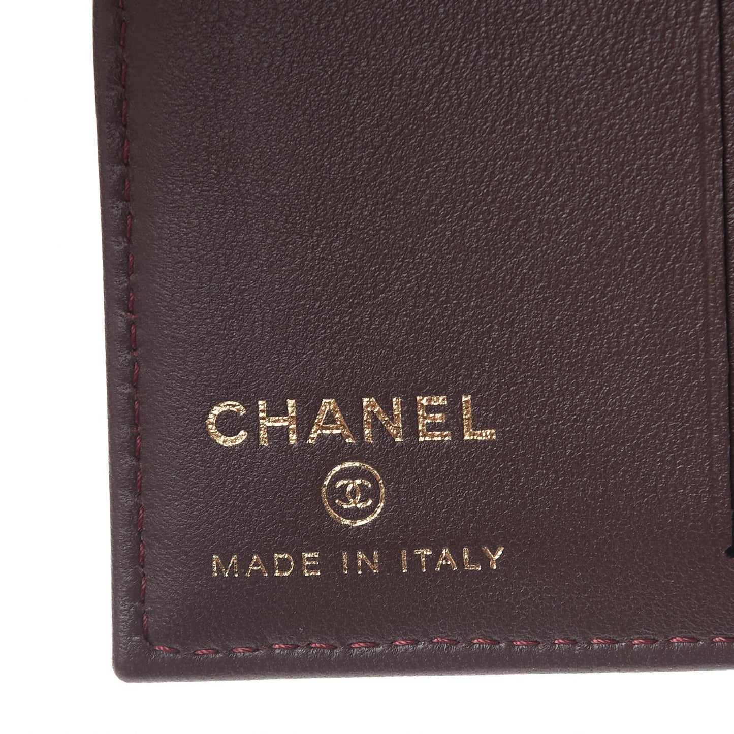 Lambskin Quilted Card Holder Wallet Black