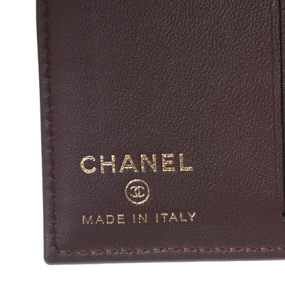 Chanel Lambskin Quilted Card Holder Wallet Black 6 of 8