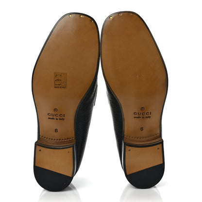 Gucci Havely Kid Web Mens Horsebit Loafers 6 Black 5 of 9