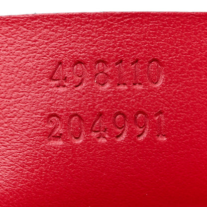 Gucci Calfskin Matelasse Small GG Marmont Top Handle Shoulder Bag Hibiscus Red 7 of 15