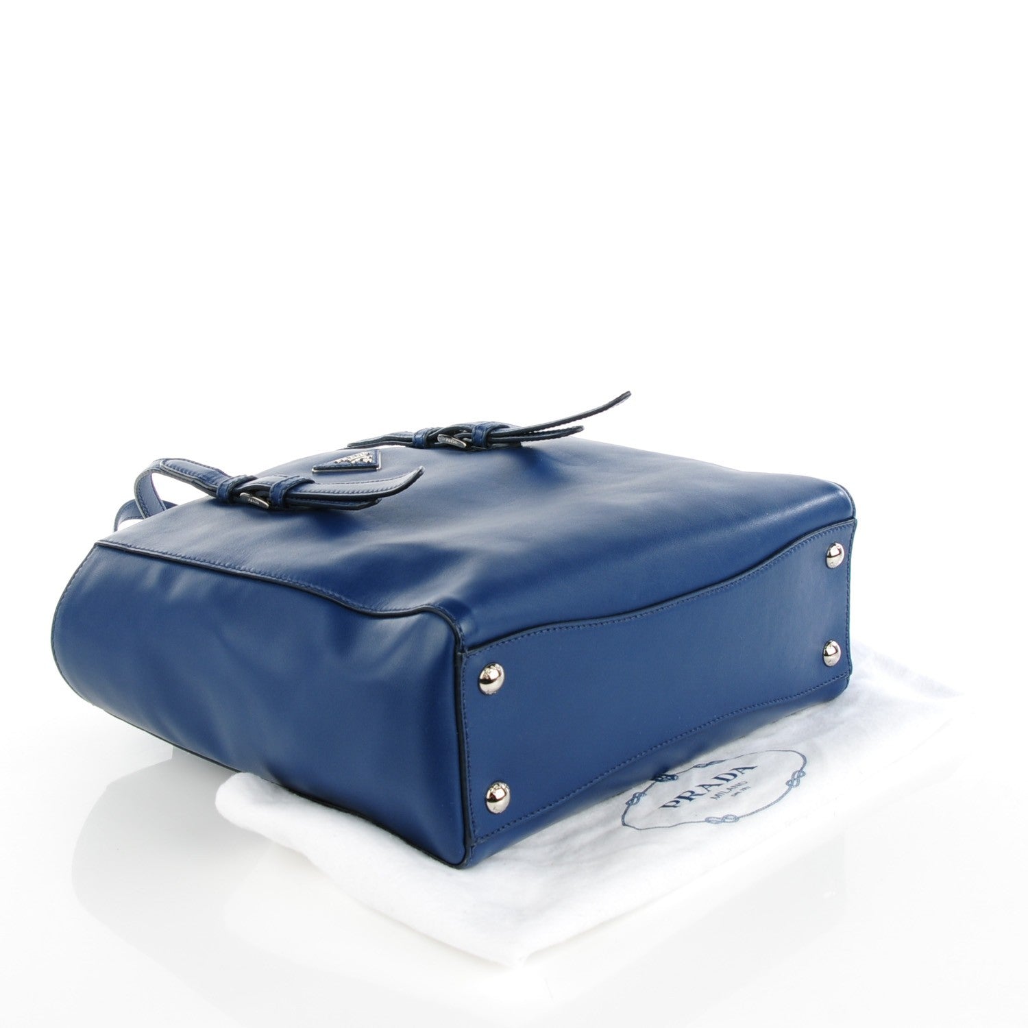 Prada City Calf Sport Tote Bleuette 4 of 9