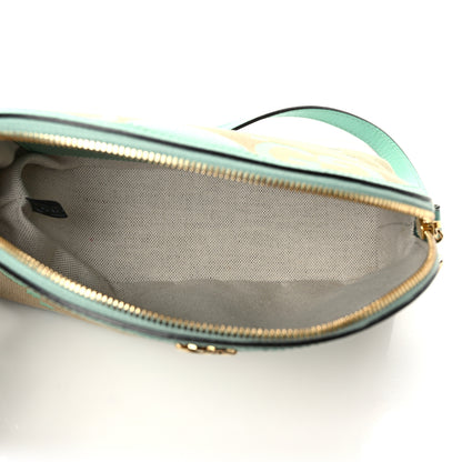 Gucci Monogram Jumbo GG Textured Dollar Calfskin Small Ophidia Dome Shoulder Bag Beige Pepperlight Mint 5 of 11