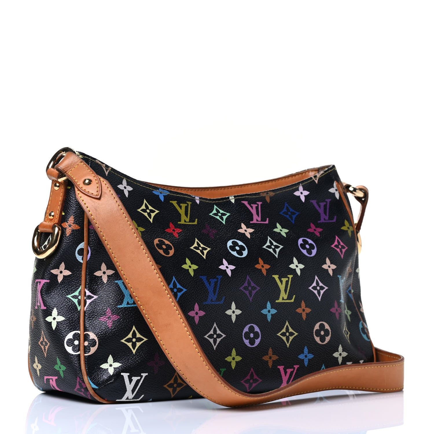 Louis Vuitton Monogram Multicolor Lodge GM Black 2 of 4