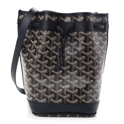 Goyard Goyardine Petit Flot Bucket Bag PM Black 1 of 8