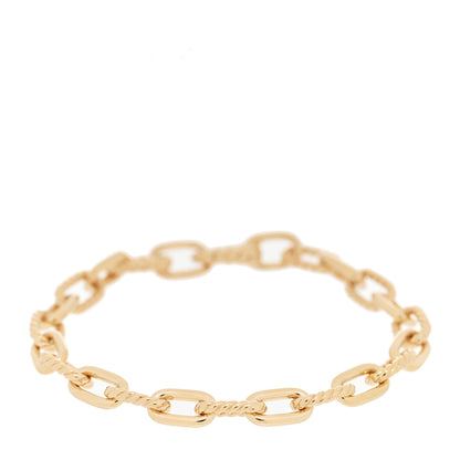 David Yurman 18K Yellow Gold 6mm Madison Classic Chain Bracelet 1 of 3
