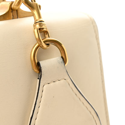 Gucci Calfskin Bamboo Web Medium Dionysus Top Handle Bag White Blue Hibiscus Red 16 of 17
