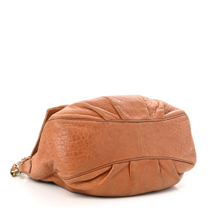 Fendi Crinkled Lambskin Mia Shoulder Flap Camel 4 of 22