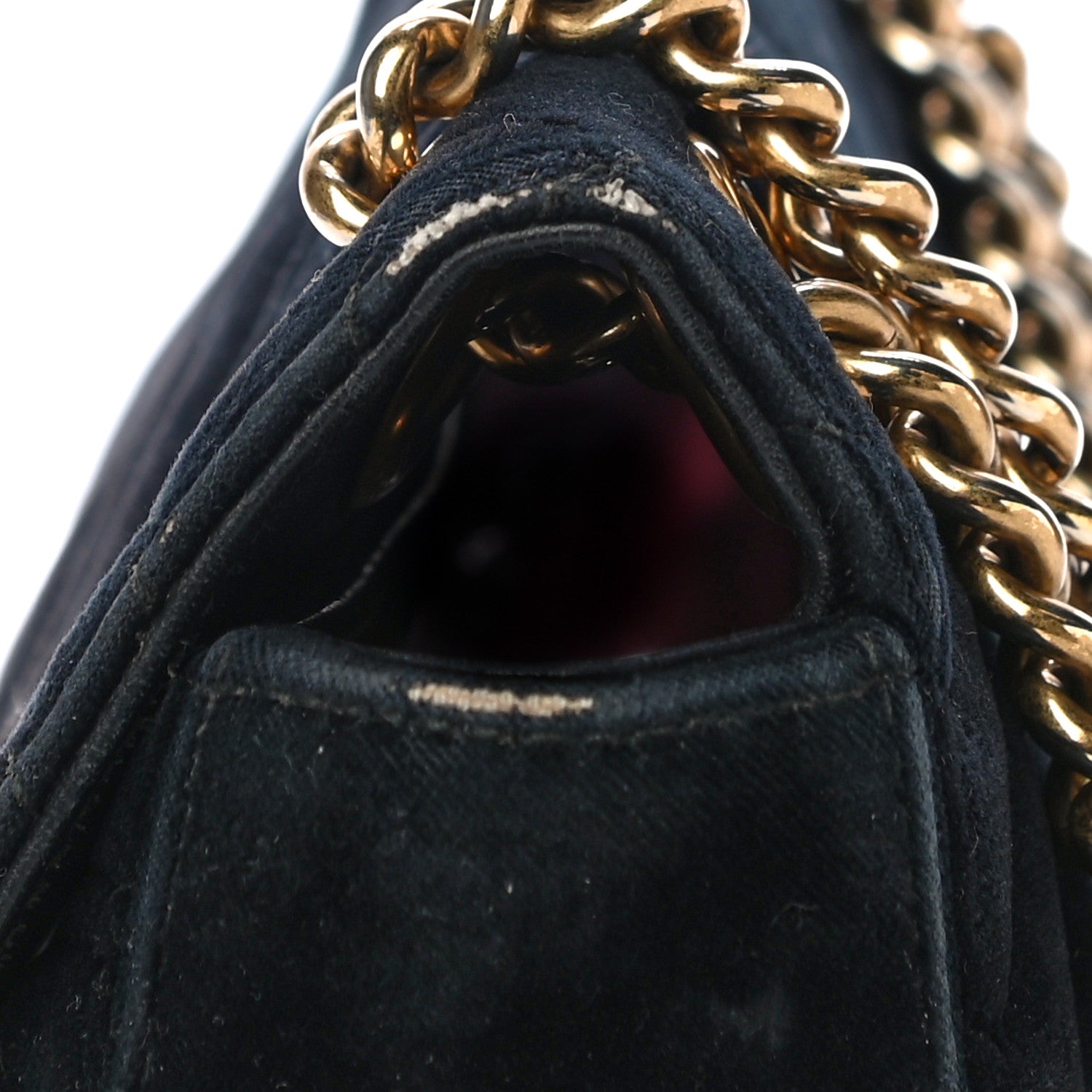 Gucci Velvet Matelasse Small GG Marmont Shoulder Bag Black 9 of 22