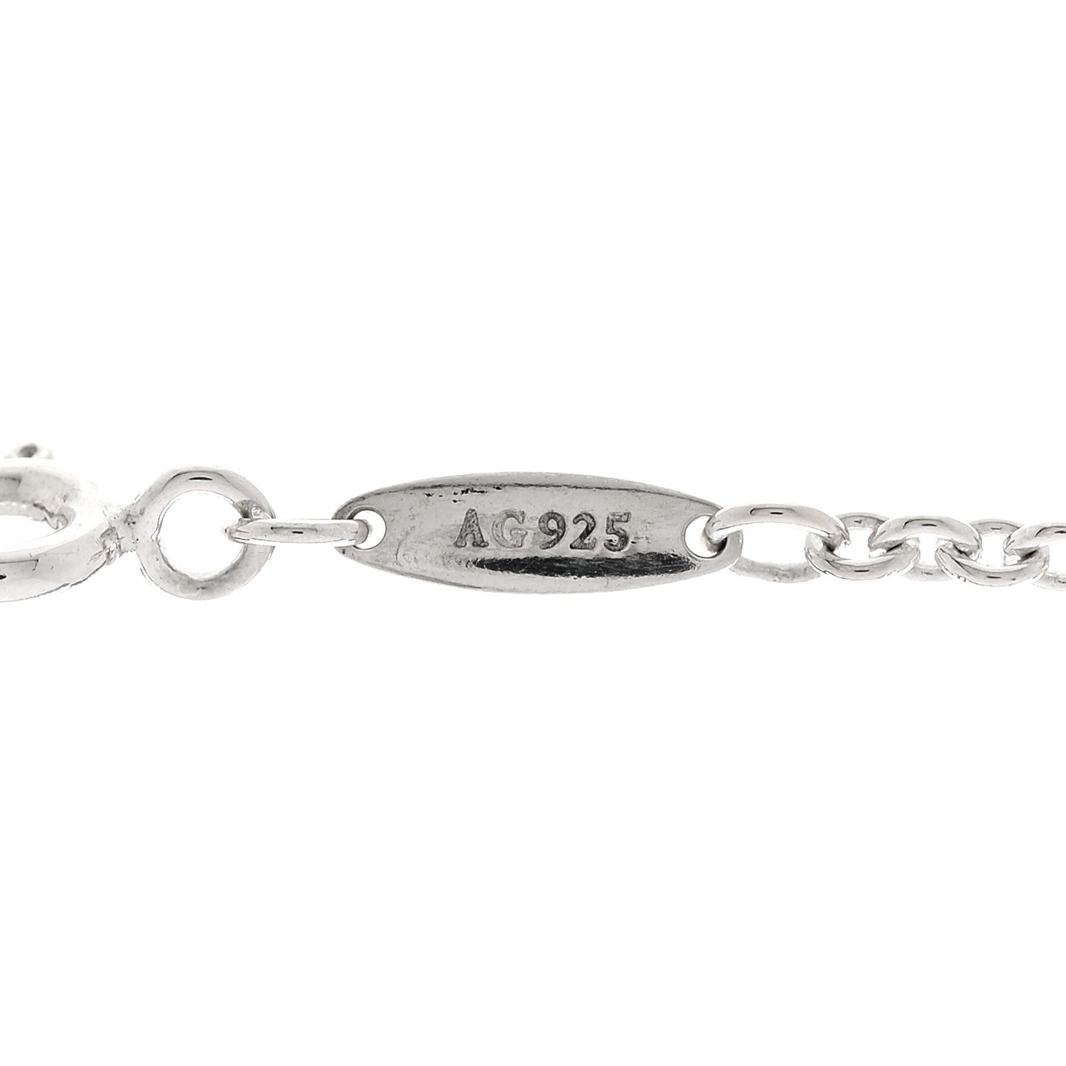 Tiffany Sterling Silver Elsa Peretti Open Heart Lariat Necklace 6 of 6