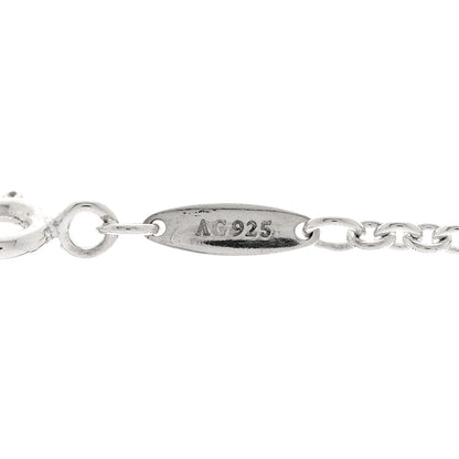 Tiffany Sterling Silver Elsa Peretti Open Heart Lariat Necklace 6 of 6