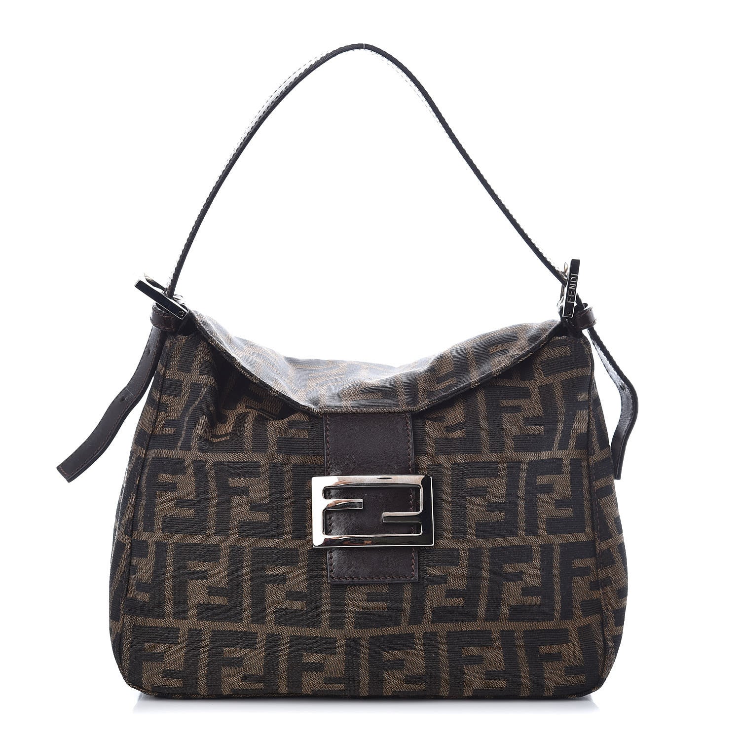 Fendi Zucca Shoulder Bag Tobacco 1 of 9