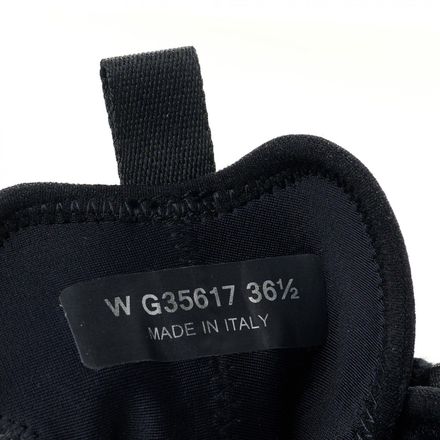 Velvet Calfskin Mixed Fibers CC Sneakers 36.5 Black
