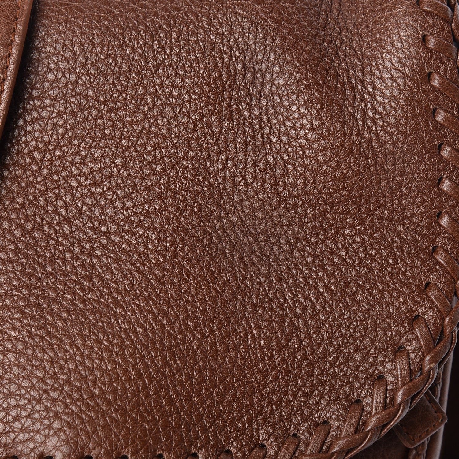 Christian Dior Calfskin Braided Gaucho Double Saddle Bag Brown 21 of 23