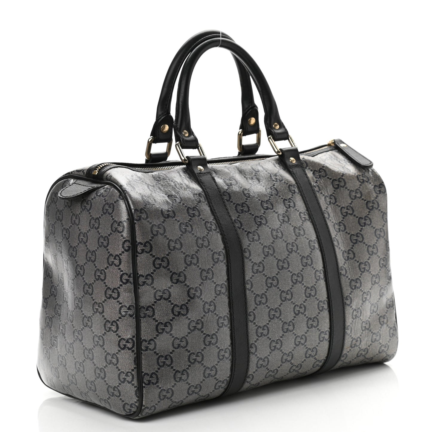 Crystal Monogram Medium Joy Boston Black