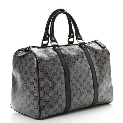 Gucci Crystal Monogram Medium Joy Boston Black 3 of 10