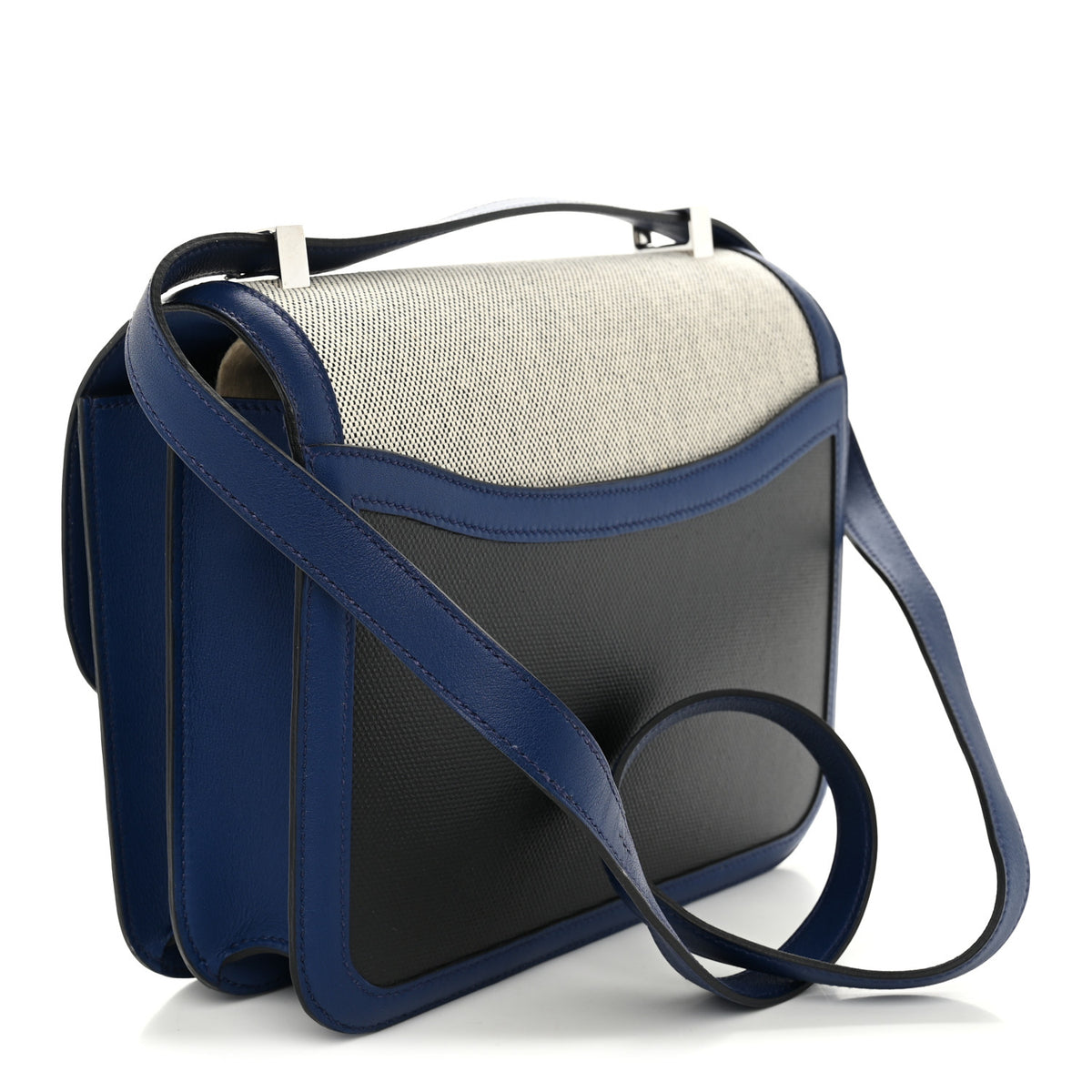 Swift Toile Constance 24 Bleu Saphir Black Ecru