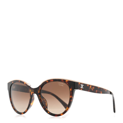 Chanel Acetate Polarized CC Butterfly Sunglasses 5414 Tortoise 2 of 18