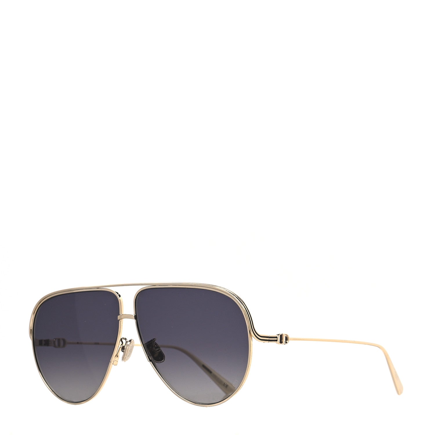 Christian Dior EverDior Aviator Sunglasses Gold 1 of 8