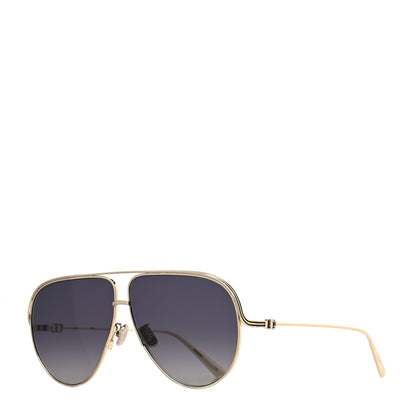 Christian Dior EverDior Aviator Sunglasses Gold 1 of 8
