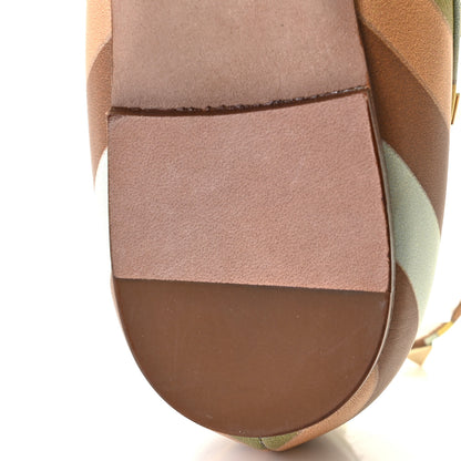 Valentino Garavani Nappa Native Couture 1975 Rockstud Cage Ballerina Flats 39 Multicolor 12 of 13