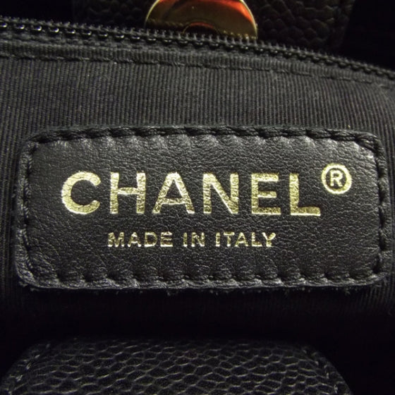 Chanel Caviar Petit Shopping Tote PST Black 8 of 12