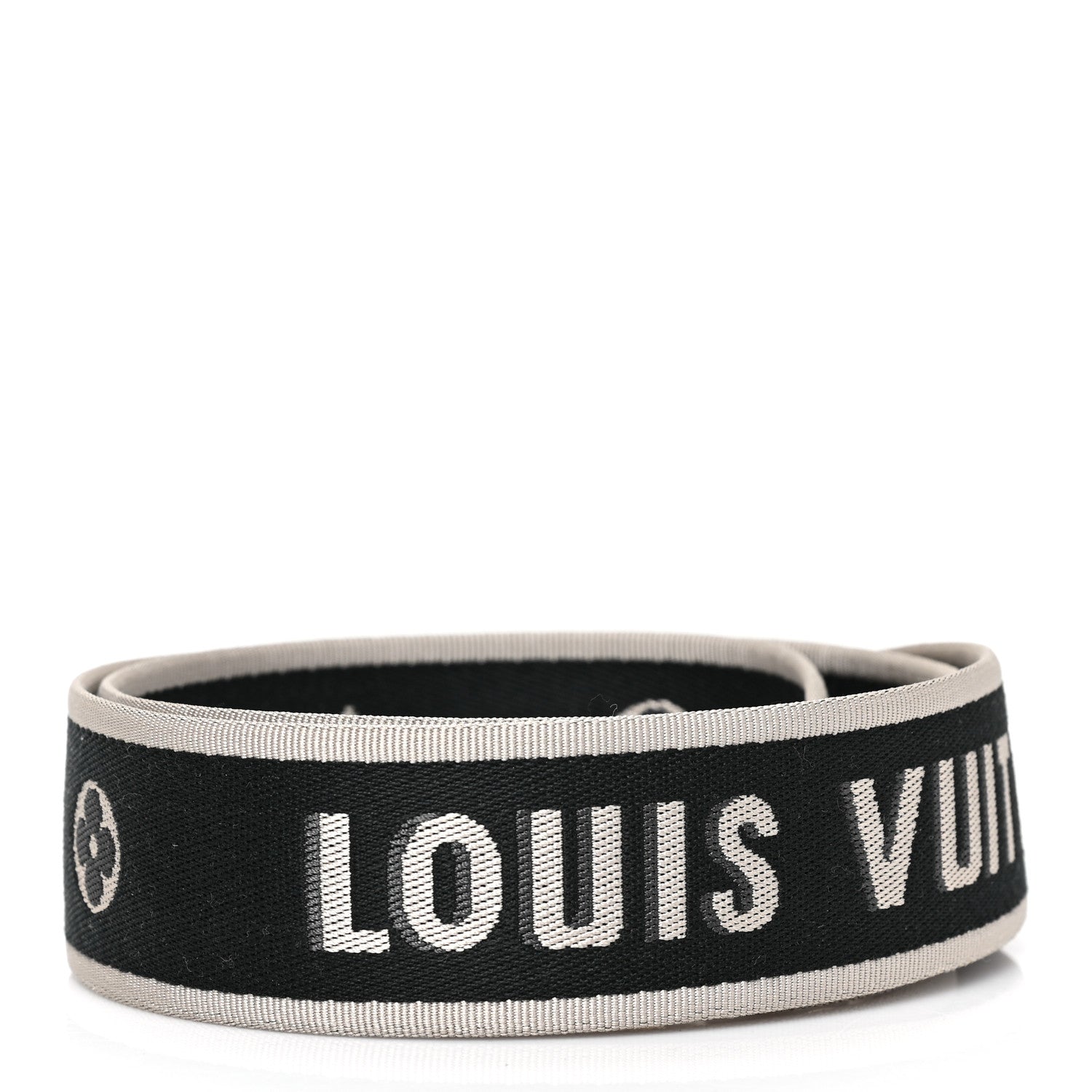 Louis Vuitton Jacquard Diane Shoulder Strap Black Ivory 2 of 4