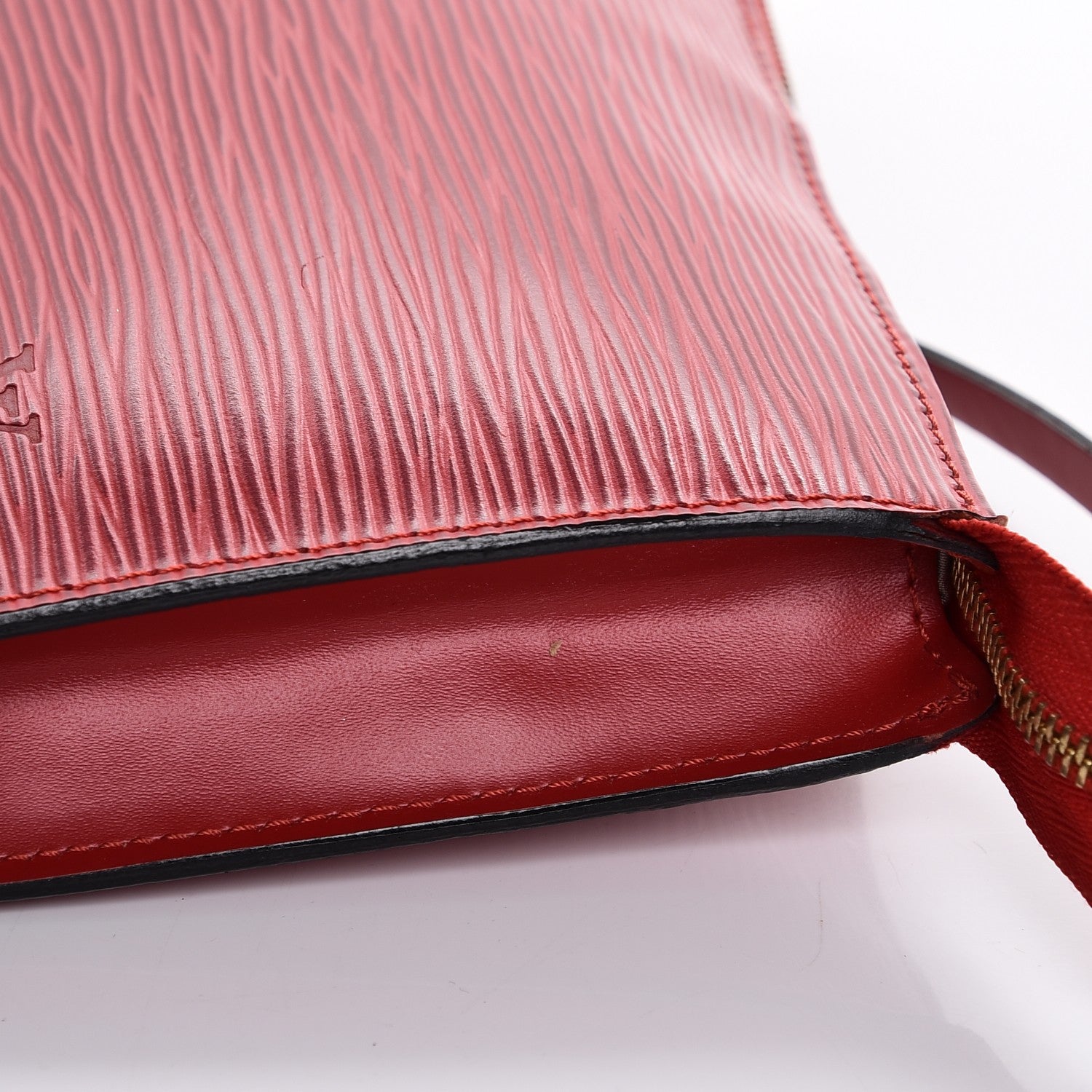 Louis Vuitton Epi Pochette Accessories 24 Castillan Red 10 of 10