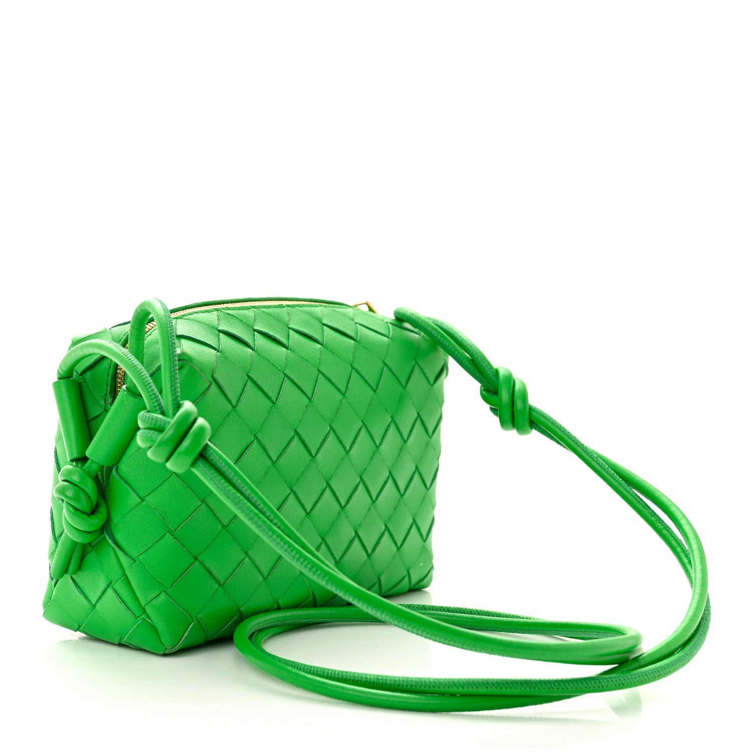 Bottega Veneta Nappa Intrecciato Mini Loop Camera Bag Parakeet 4 of 12