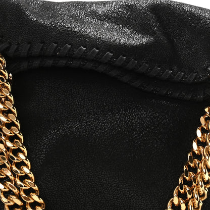 Stella McCartney Shaggy Deer Mini Falabella Fold Over Tote Black 8 of 10
