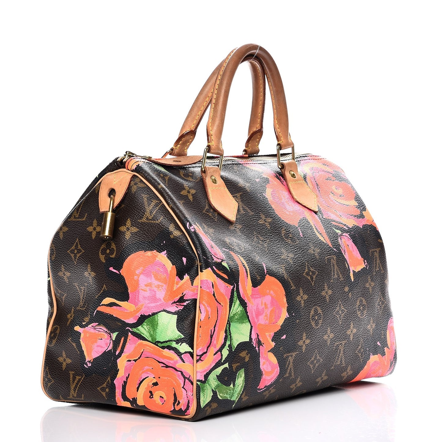Monogram Roses Speedy 30