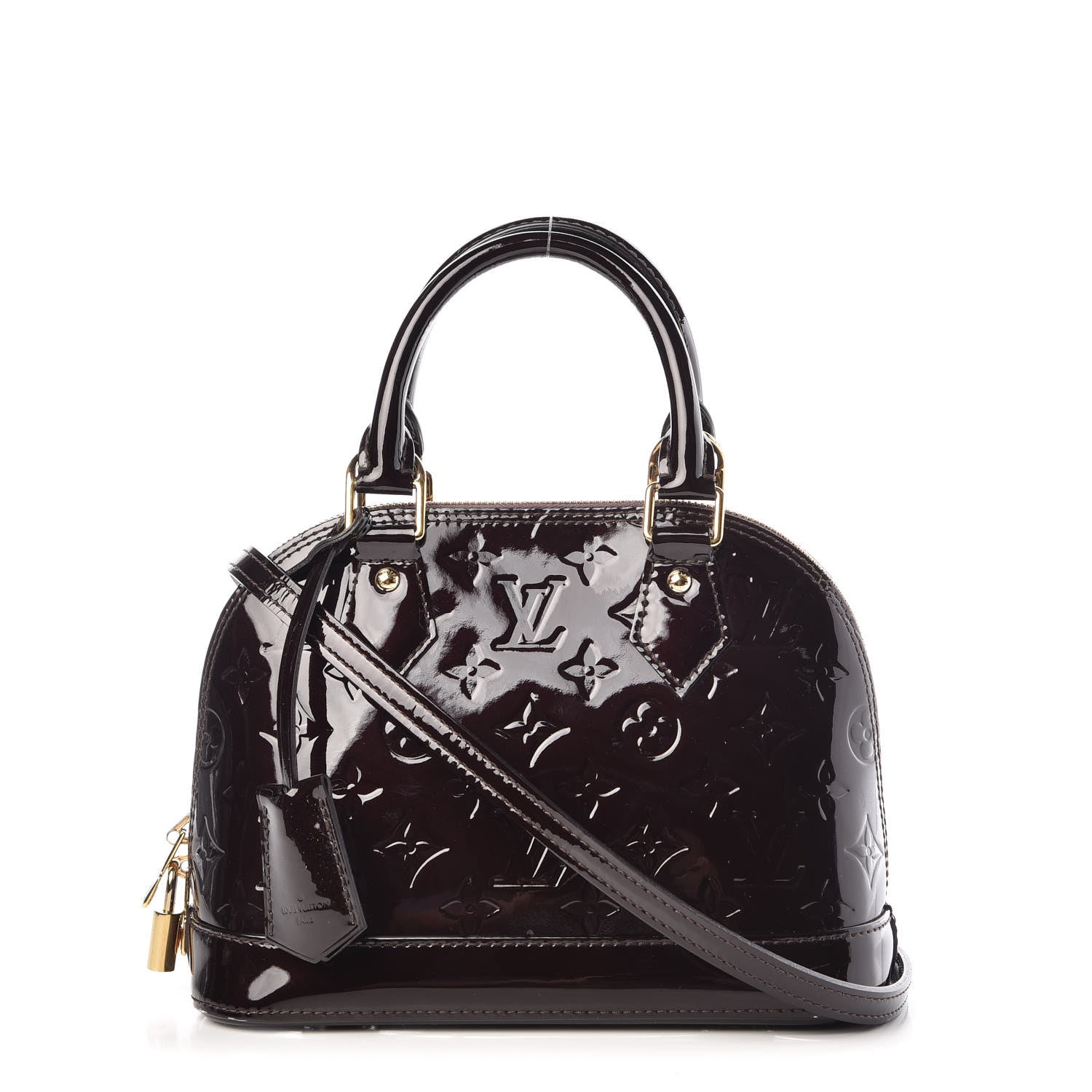 Louis Vuitton Vernis Alma BB Amarante 1 of 15