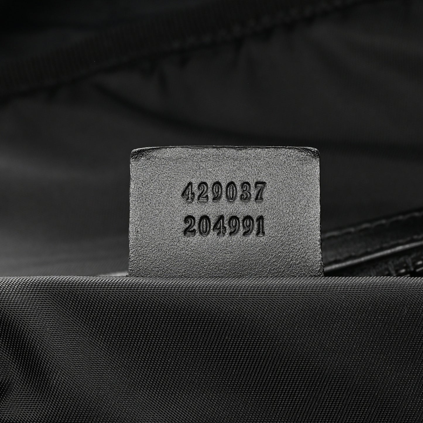 Techno Canvas Web Double Buckle Backpack Black