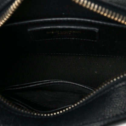 Saint Laurent Grain De Poudre Small Classic Monogram Camera Bag Black 5 of 6