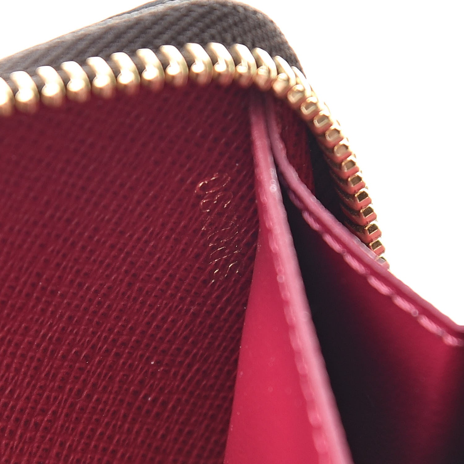 Louis Vuitton Monogram Clemence Wallet Fuchsia 7 of 8