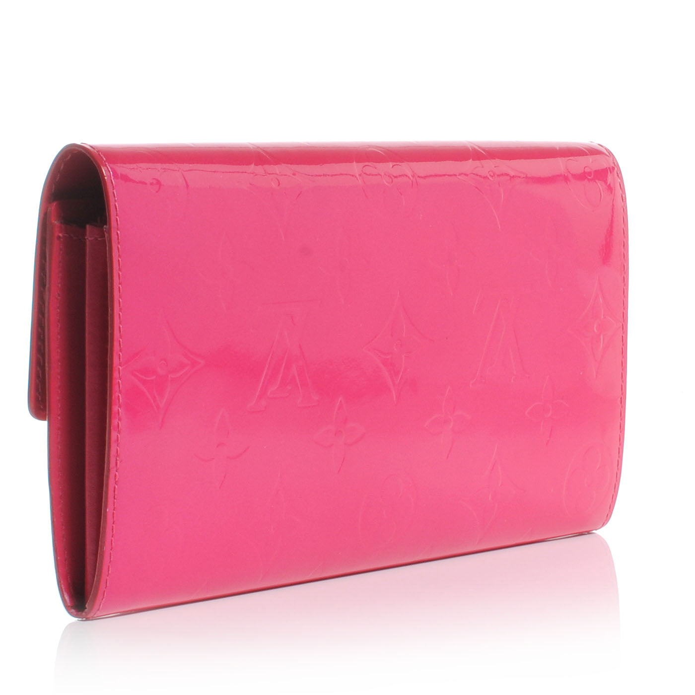 Louis Vuitton Vernis Sarah Wallet Fuchsia 3 of 8