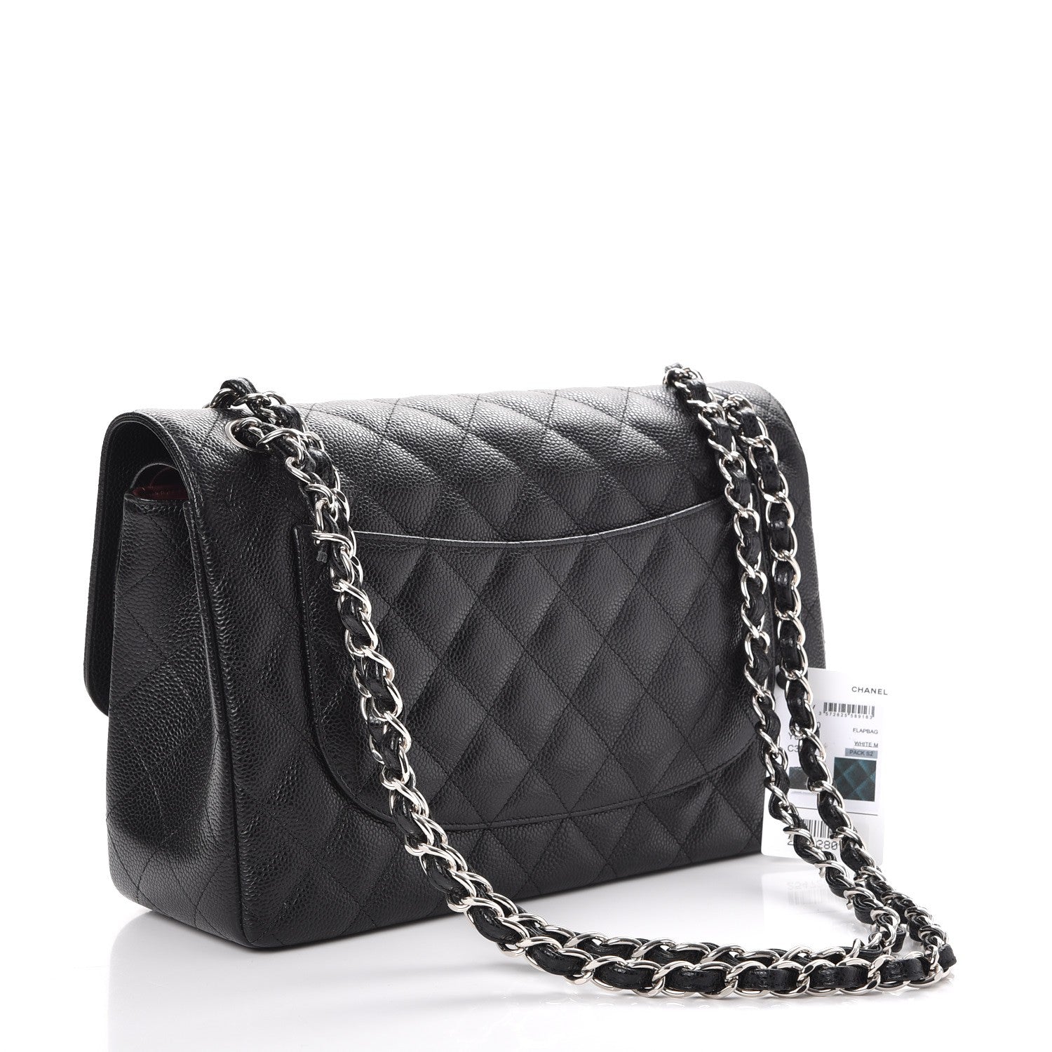 Chanel Caviar Quilted Jumbo Double Flap Black 4 of 8