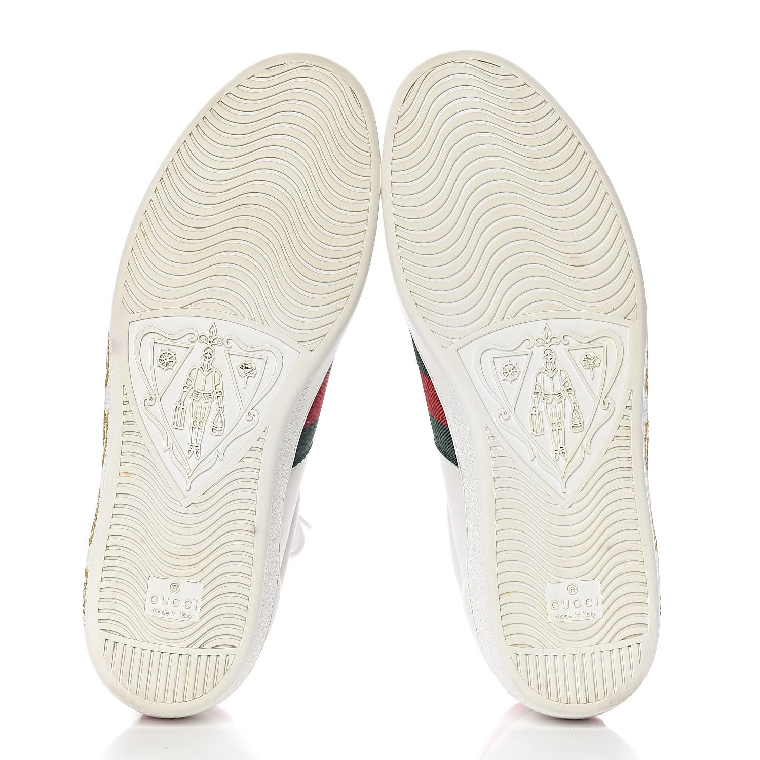 Gucci X SEGA Calfskin Web Guccy Mens Ace Sneakers 9 White 9 of 18