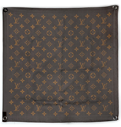 Louis Vuitton Silk Monogram Bandana Marron 2 of 4